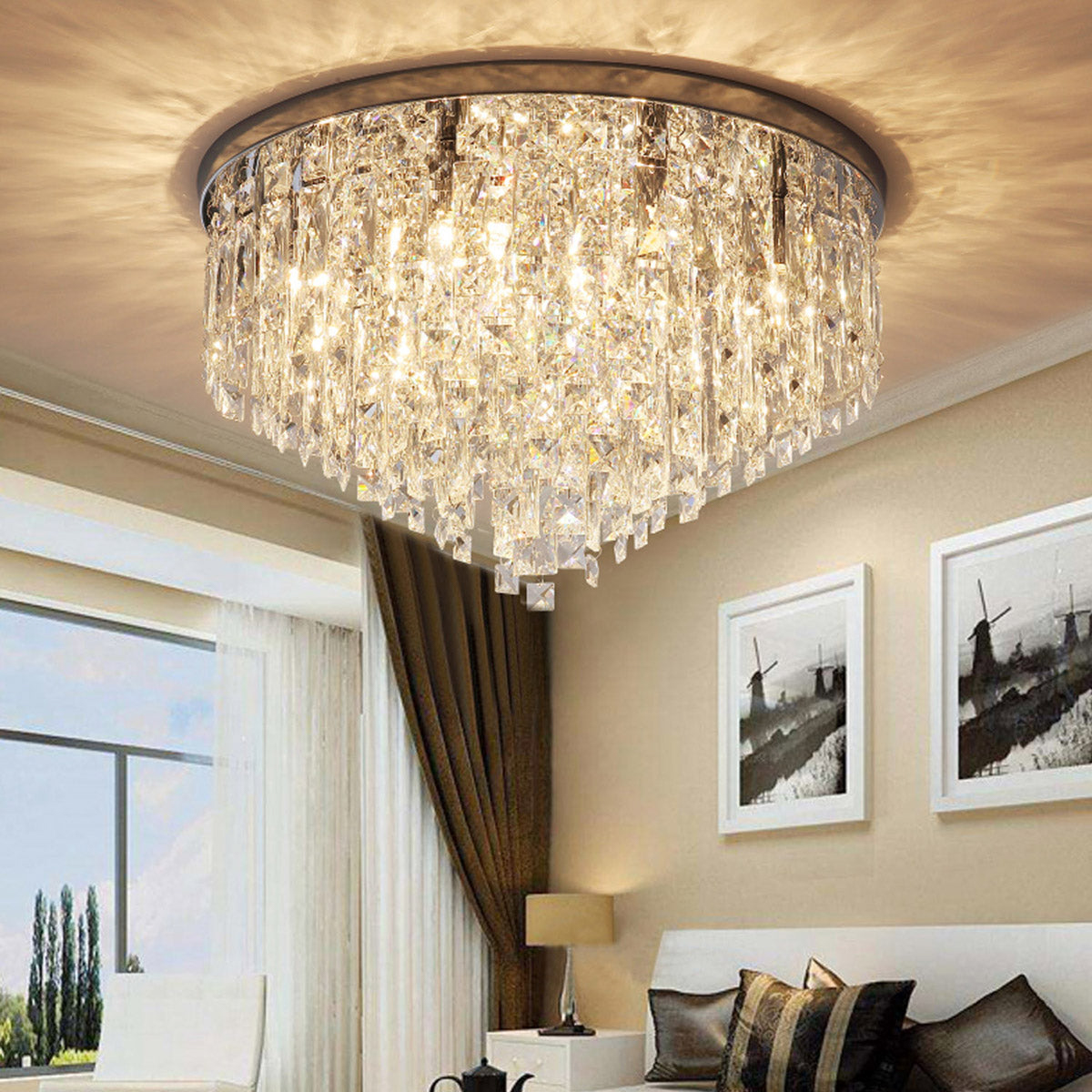 Schitterend glazen plafondlamp pendant: een elegante toevoeging aan je interieur